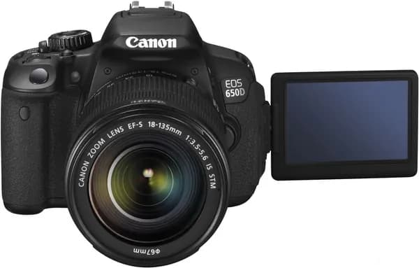 Зеркальный фотоаппарат Canon EOS 650D kit 18-135mm IS STM, черный