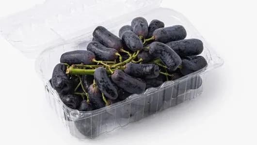 Виноград чёрный без косточки "Капли Луны", 500 г