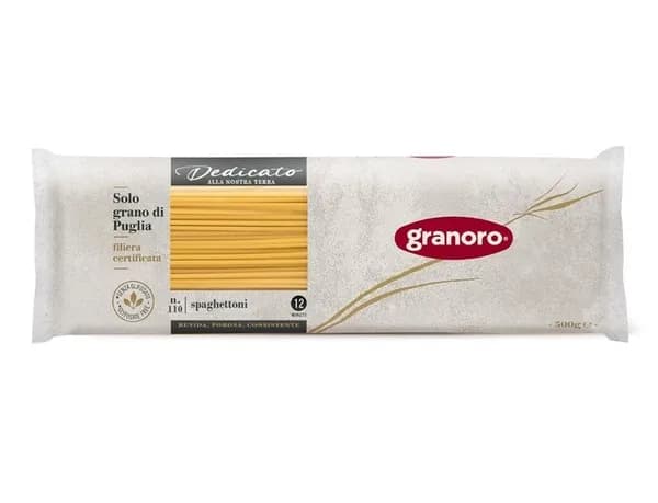 Паста GranOro Dedicato №110 Спагеттони, Италия, 500 г