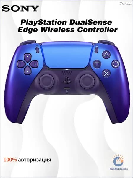 Контроллер игры консоли SONY PS5 DualSense blue-blue