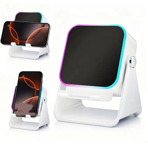 Беспроводная акустическая колонка с подставкой и RGB-подсветкой
