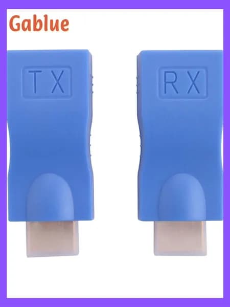 Extender to Rj45 Приемник передатчика расширения локальной сети Tx Rx Cat5E Cat6 Кабель Ethernet V1.4 30M 4K Hd Tv 1080P