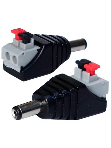 Переходник разьем питания (Power Connector 5.5x2.1-M) зажимы
