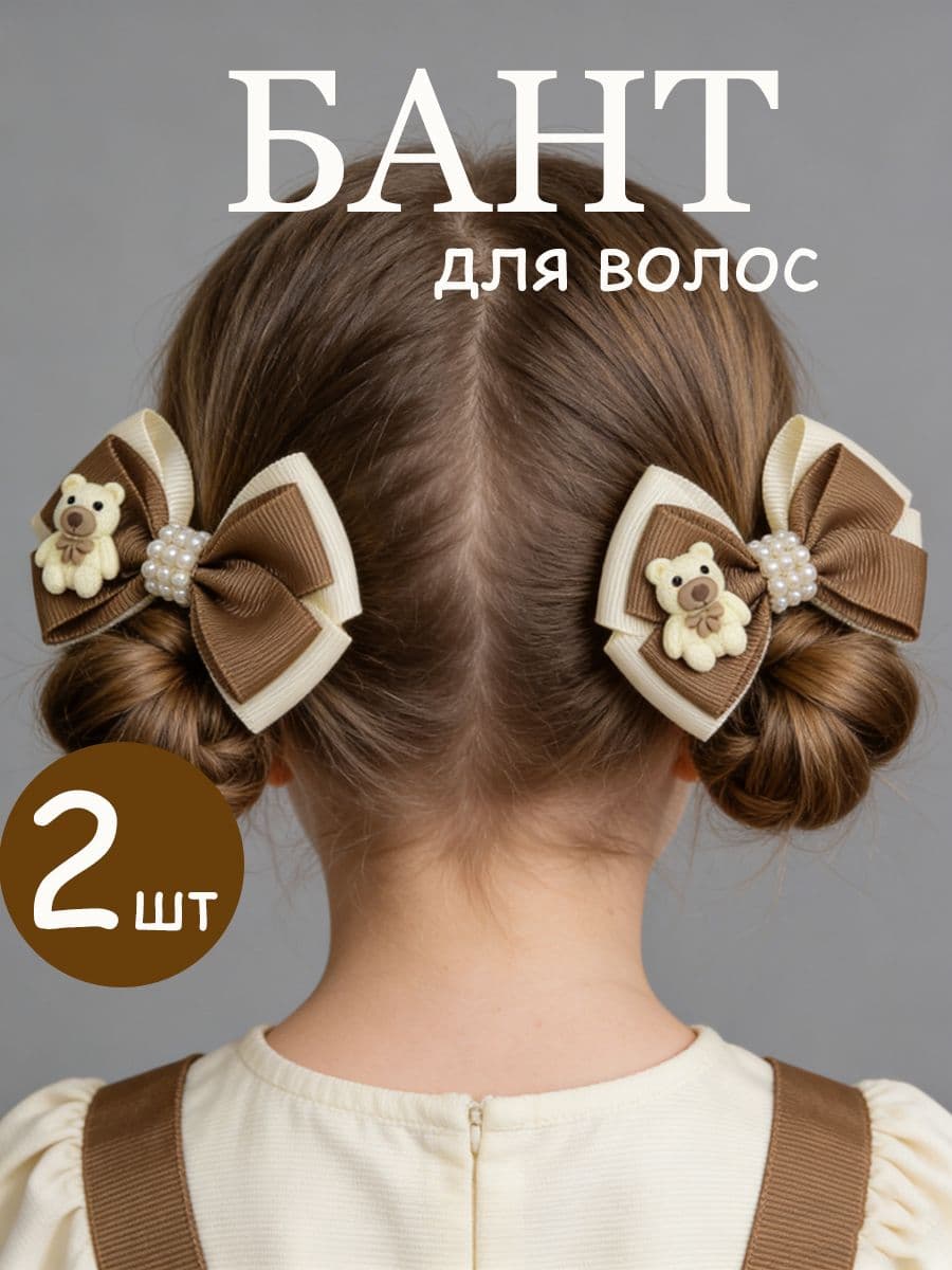 Бант для волос 2 шт.