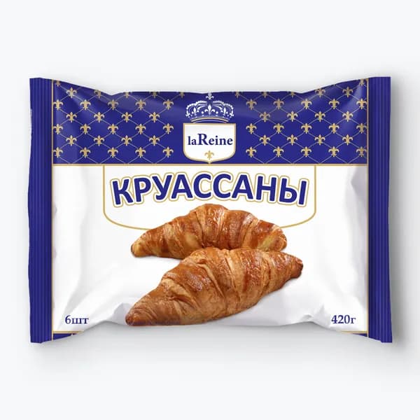 Круассаны 420 г, La Reine, замороженные