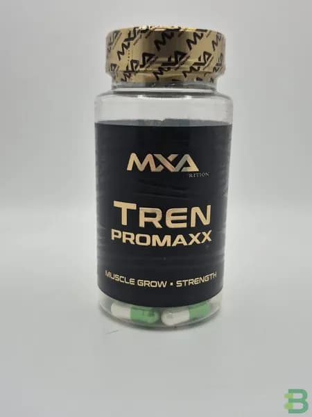 Анаболический комплекс MXA NUTRITION Tren Pro maxx 60 капсул, препарат для роста массы и силы, спортивное питание для мужчин