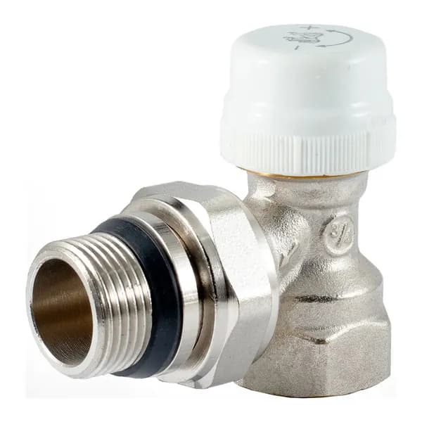 Термостатический клапан радиатора угловой, с уплотнением, 3/4 PF RVT 383UR, 0.3 кг, (набор из 1 шт)