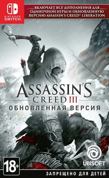 Игра Assassin's Creed III Remastered для Nintendo Switch/Switch 2 - Цифровая версия (EU)