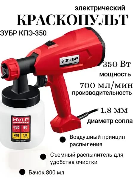 Краскопульт электрический, воздушный