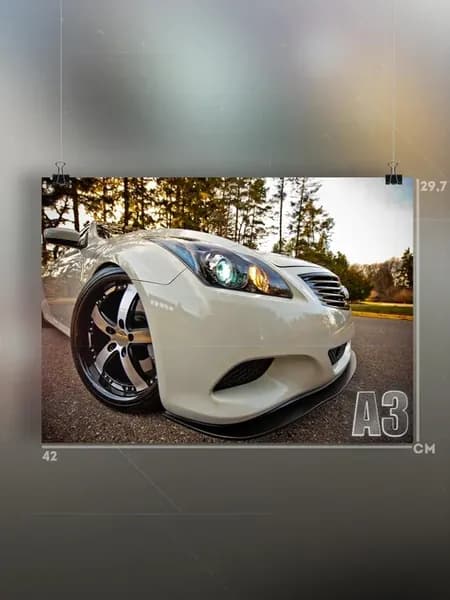 Постер А3 «Автомобили»