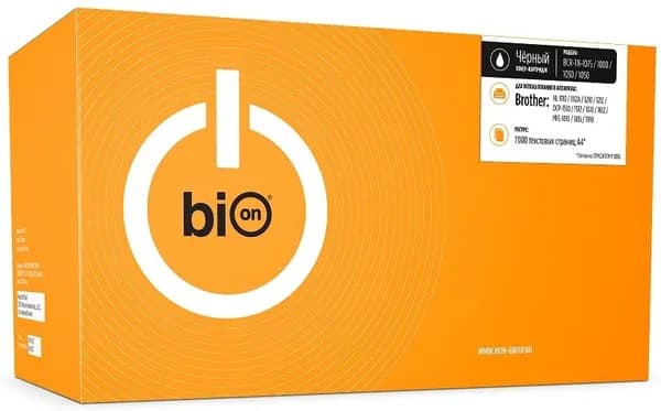 Картридж для принтера Bion для Brother Чёрный 1000стр BCR-TN-1075/1030/1050