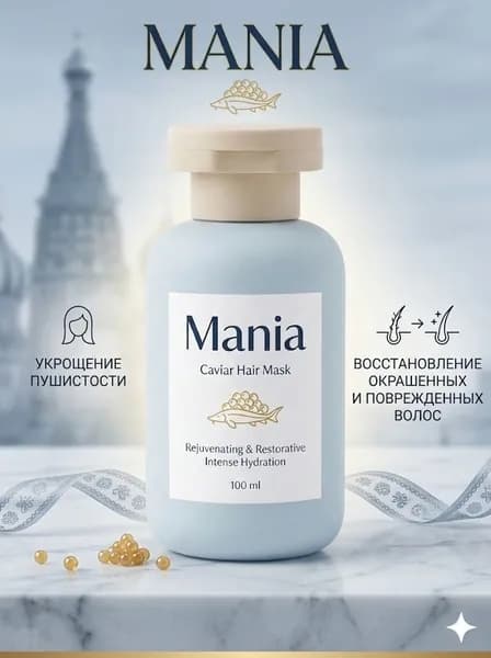 Маска для волос, 100 мл
