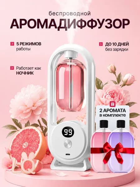 Аромадиффузор ультразвуковой DLQw5-2259-1pc, белый