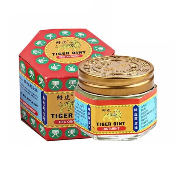 Tiger Balm Red Ointment Тигровый бальзам Красный, 19 г.