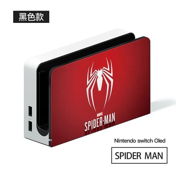 Чехол для Nintendo OLED матовый мягкий Marvel Spider-Man док-станции Switch Lite