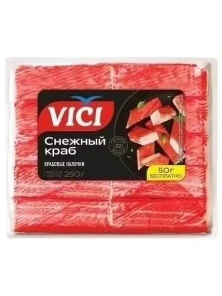 Крабовые палочки Vici Снежный краб охлажденные 250 г