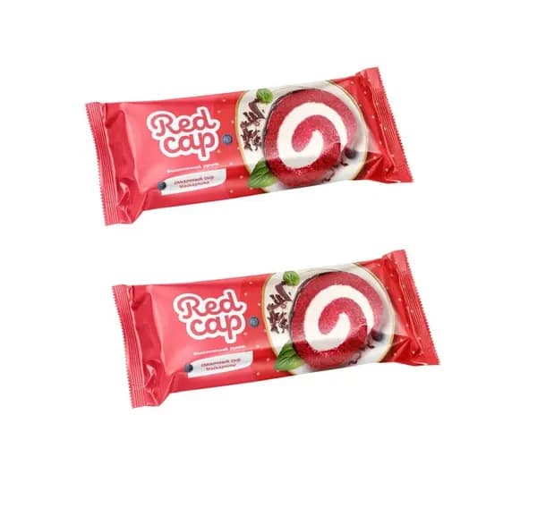 Redcap Рулет бисквитный, со вкусом сыра Маскарпоне, 200 гр., 2 уп.