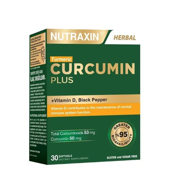 Nutraxin Курк умин Плюс 30 мягких капсул