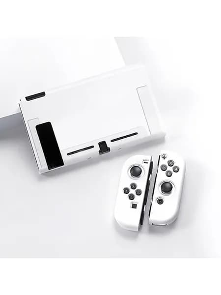 Защитный чехол для OLED-консоли Switch и мягкого чехла Joy-Cons из ТПУ Противоударный ультратонкий для семейных игровых вечеринок