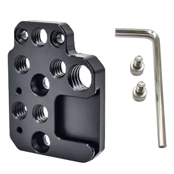 Расширительная плата для стабилизаторов DJI Ronin: RS3, RS2, RSC2, SC, S; алюминиевая, 5 резьбовых отверстий 1/4