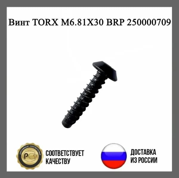 Винт TORX M6.81X30 BRP 250000709