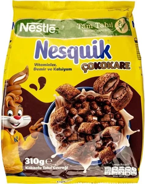 Готовый завтрак Несквик подушечки с шоколадом Нестле м/у, 310 г