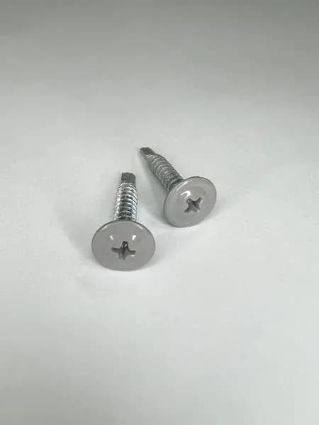 Саморез с прессшайбой сверло 4 2*25 RAL-7004 (250 шт)