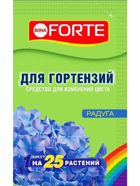 Bona Forte Удобрение Радуга для изменения цвета гортензий 100 гр.