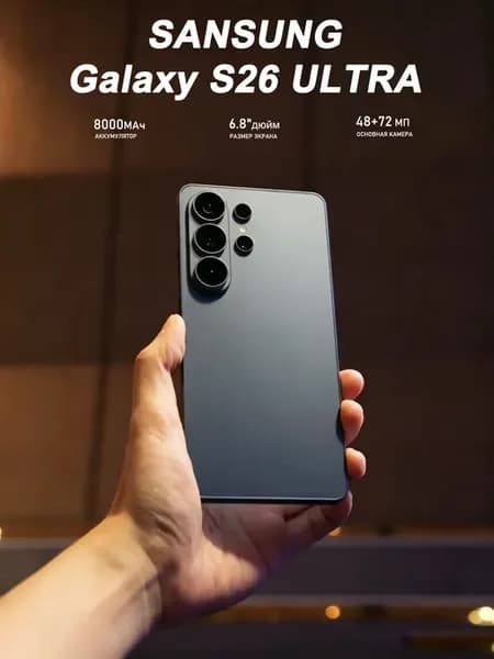Смартфон SANSUNG S26 ULTRA 12+512GB Большая ёмкость