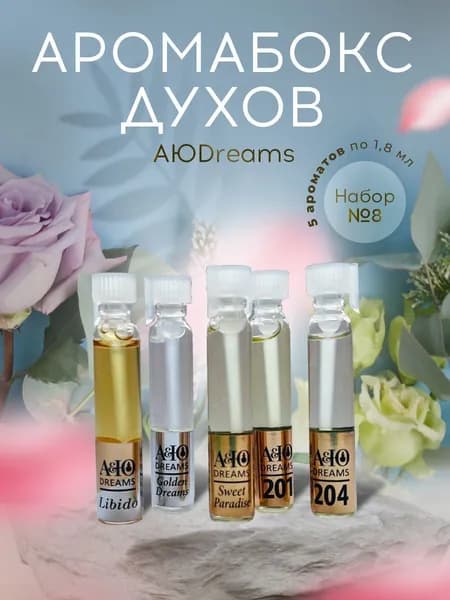 Духи, АЮDreams Парфюмерный Набор №8, Аромабокс из 5 ароматов