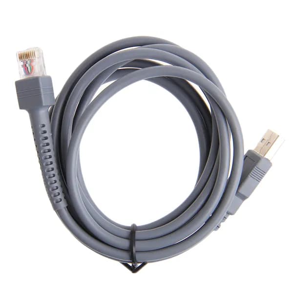 Высококонцентрированный 2-метровый USB-кабель для сканера с кодовым обозначением LS1203, LS2208, LS4208, LS3008