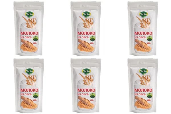 Florina Молочко из овса (сухое), 100 гр, 6 шт