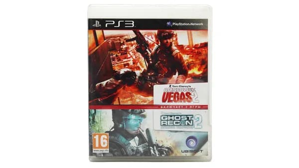 Tom Clancy's Rainbow Six Vegas 2 / Tom Clancy's Ghost Recon Advanced Warfighter 2 Double Pack (PS3) Винтаж