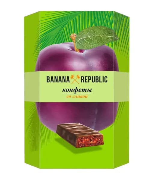 Banana Republic Конфеты с черносливом в глазури, 130 г