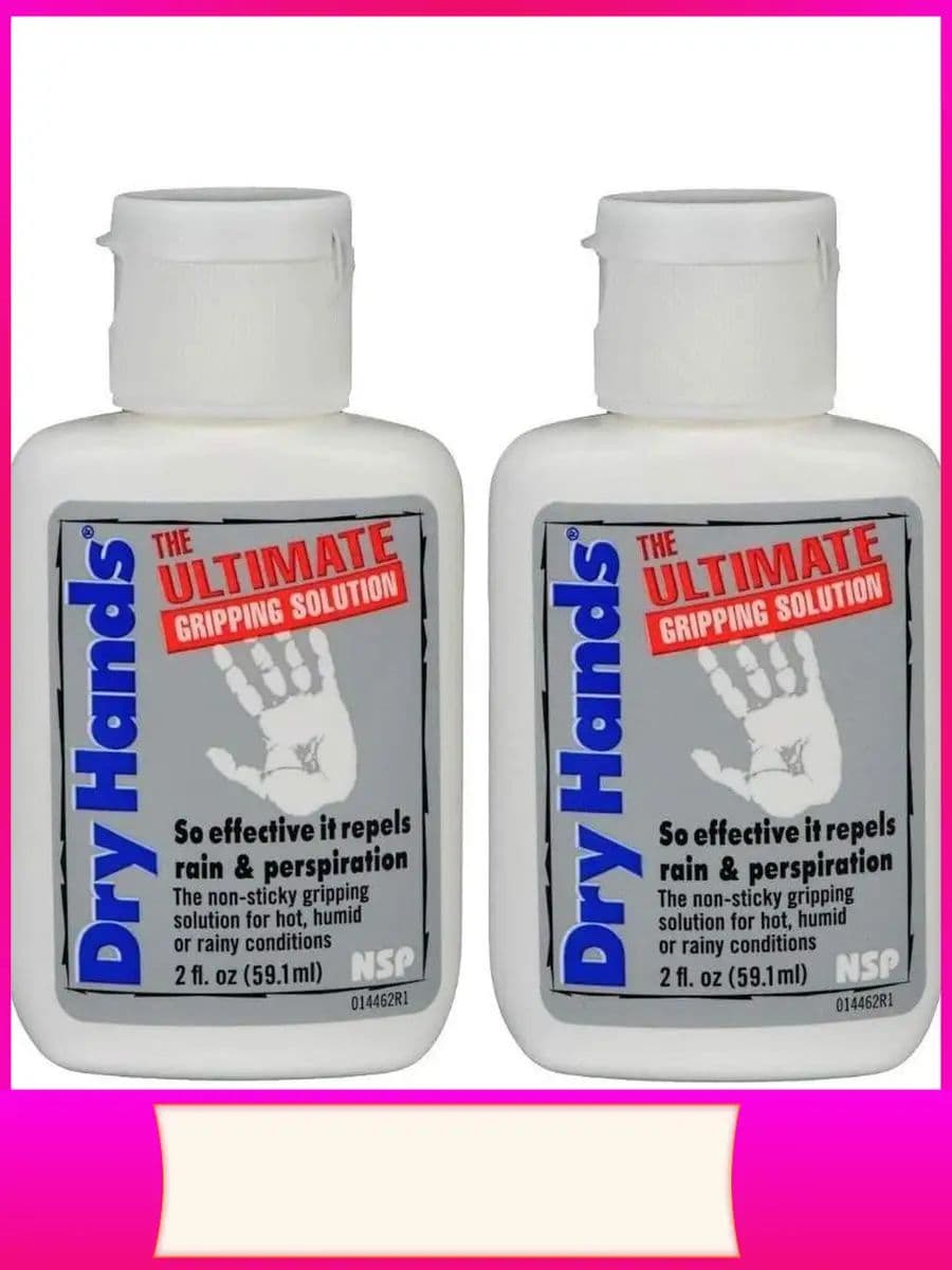 2 упаковки DRY HANDS 2 oz Жидкий порошок Sport Grip для танцев на пилоне, гольфа и тенниса