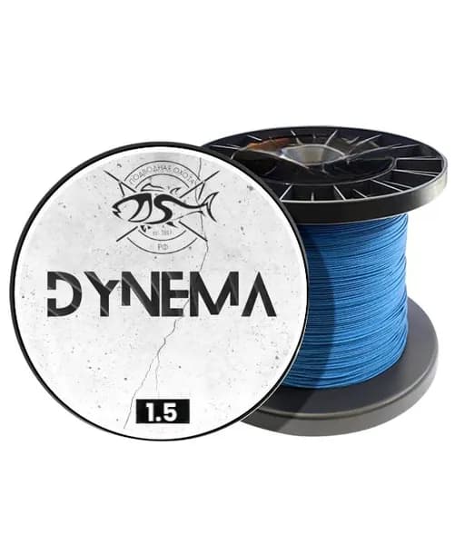 Линь для подводной охоты ПО РФ Dyneema 1,5mm синий 20м