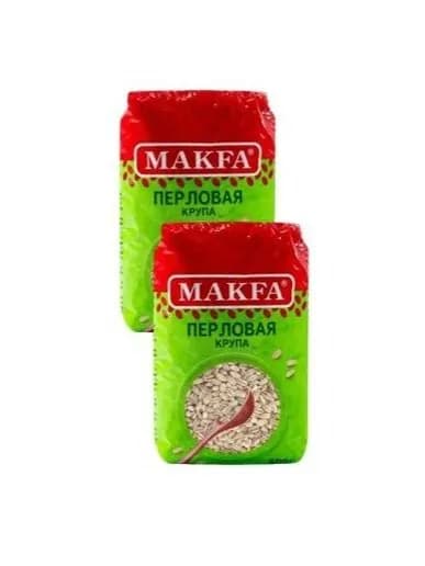 Крупа Перловая(Ячменная) MАКFА,2шт по 500г