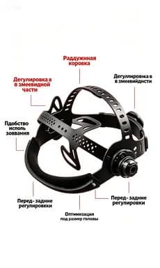 Крепление для сварочной маски , наголовники 1pcs
