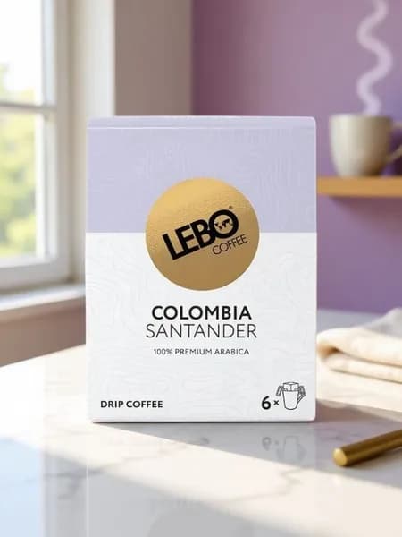 Кофе молотый в дрип-пакетах LEBO Колумбия Сантандер 6 шт x 10.5 г
