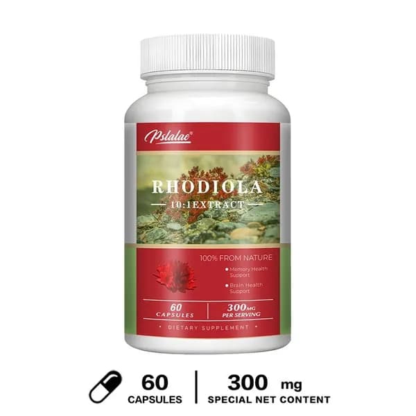 Биологически активные добавки на основе родиолы розовой (Pslalae Rhodiola Rosea) обычно используются для поддержания памяти, здоровья мозга, снижения стресса и повышения уровня энергии.