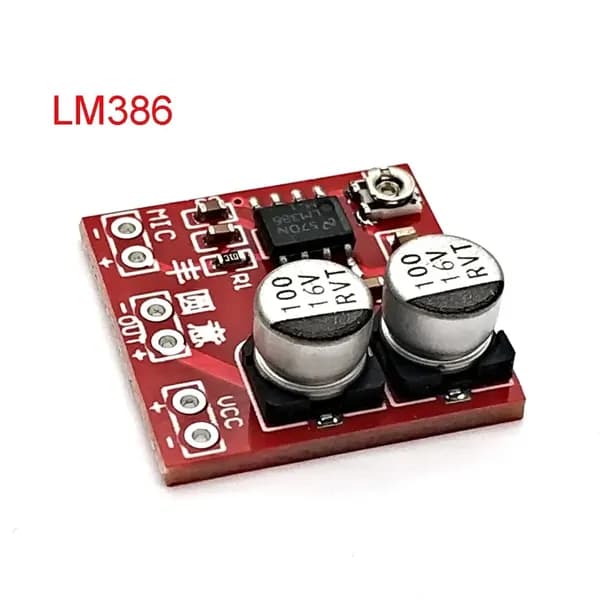 LM386 Электретный усилитель платы / усилитель микрофона DC4-12V