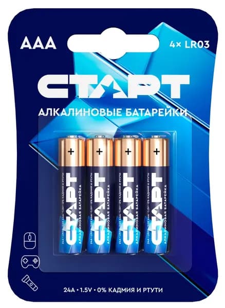 СТАРТ Батарейка AAA, 12 шт