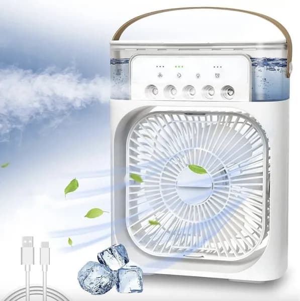 Кондиционер MINI COOLING FAN / Мини-кондиционер с функцией вентилятора, увлажнитель и охладитель воздуха