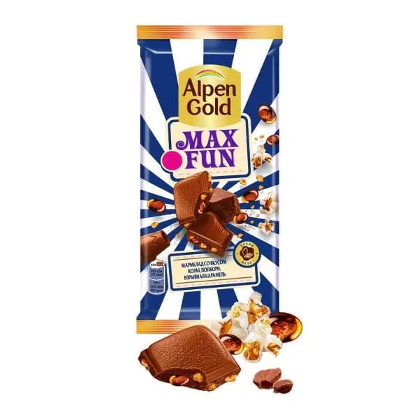 Шоколад Max Fun Alpen Gold 140г