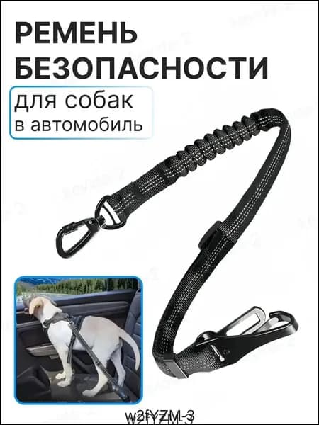 Ремень безопасности для собак в машину