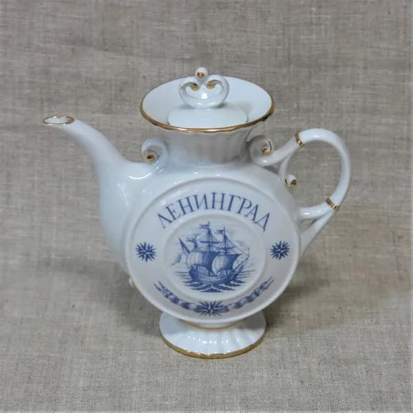 Чайник заварочный ЛЕНИНГРАД, фарфор, ЛОЗ