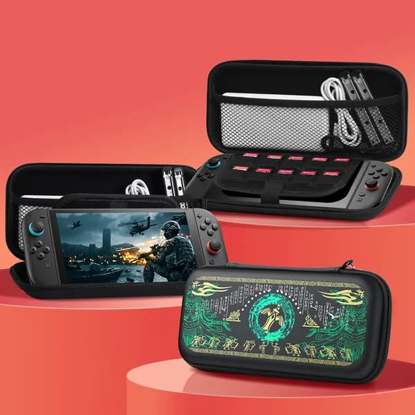 Чехол для Nintendo Switch 2 из эва-материала с мягким ворсистым внутренним покрытием