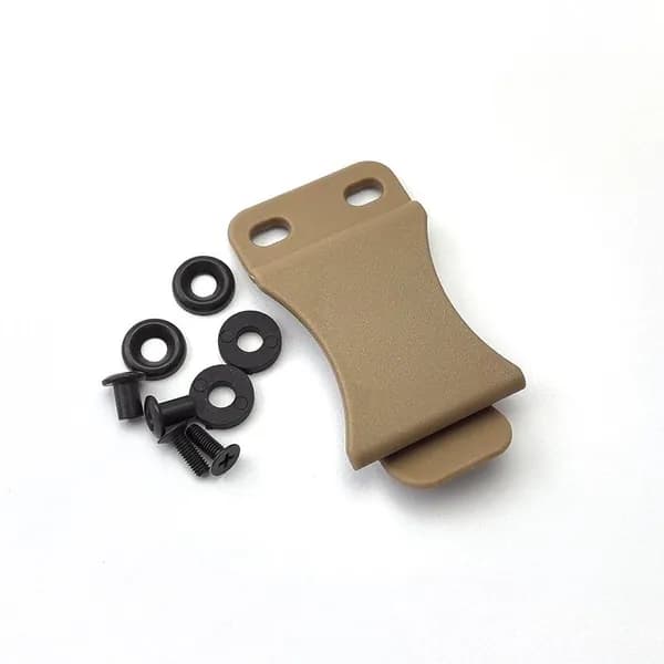Поясная клипса для ножен и кобур из Kydex (нейлон), универсальное крепление для тактического снаряжения, в комплекте 2 набора винтов