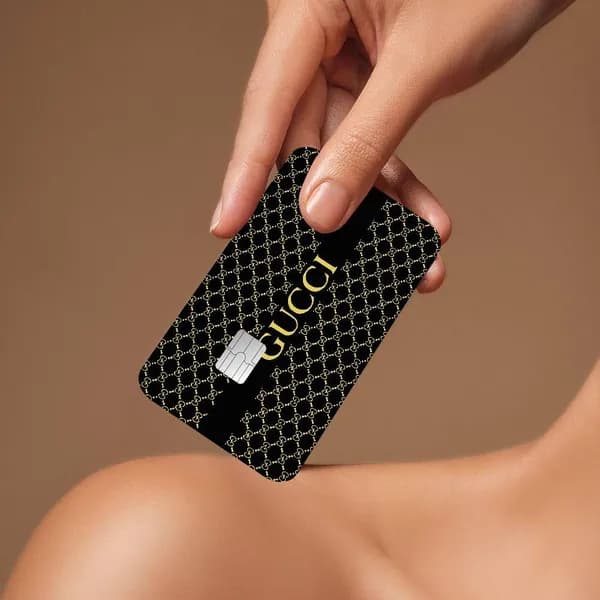Логотип модного люксового бренда Dior Gucci Card Stickers Наклейка для банковской карты