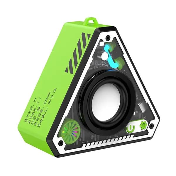 Беспроводная Bluetooth мини-колонка v2 для улицы с функцией подключения двух устройств, поддержкой карт памяти и голосовым оповещением, мини-умная колонка.